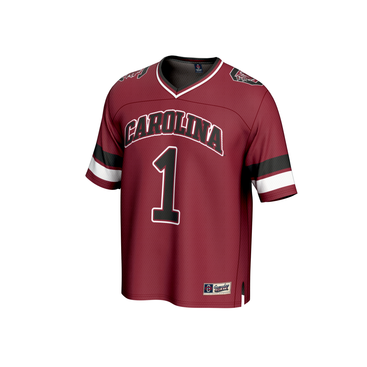 GameDay Greats #1 Garnet South Carolina Gamecocks Lightweight Collegiate Football Fashion Jersey