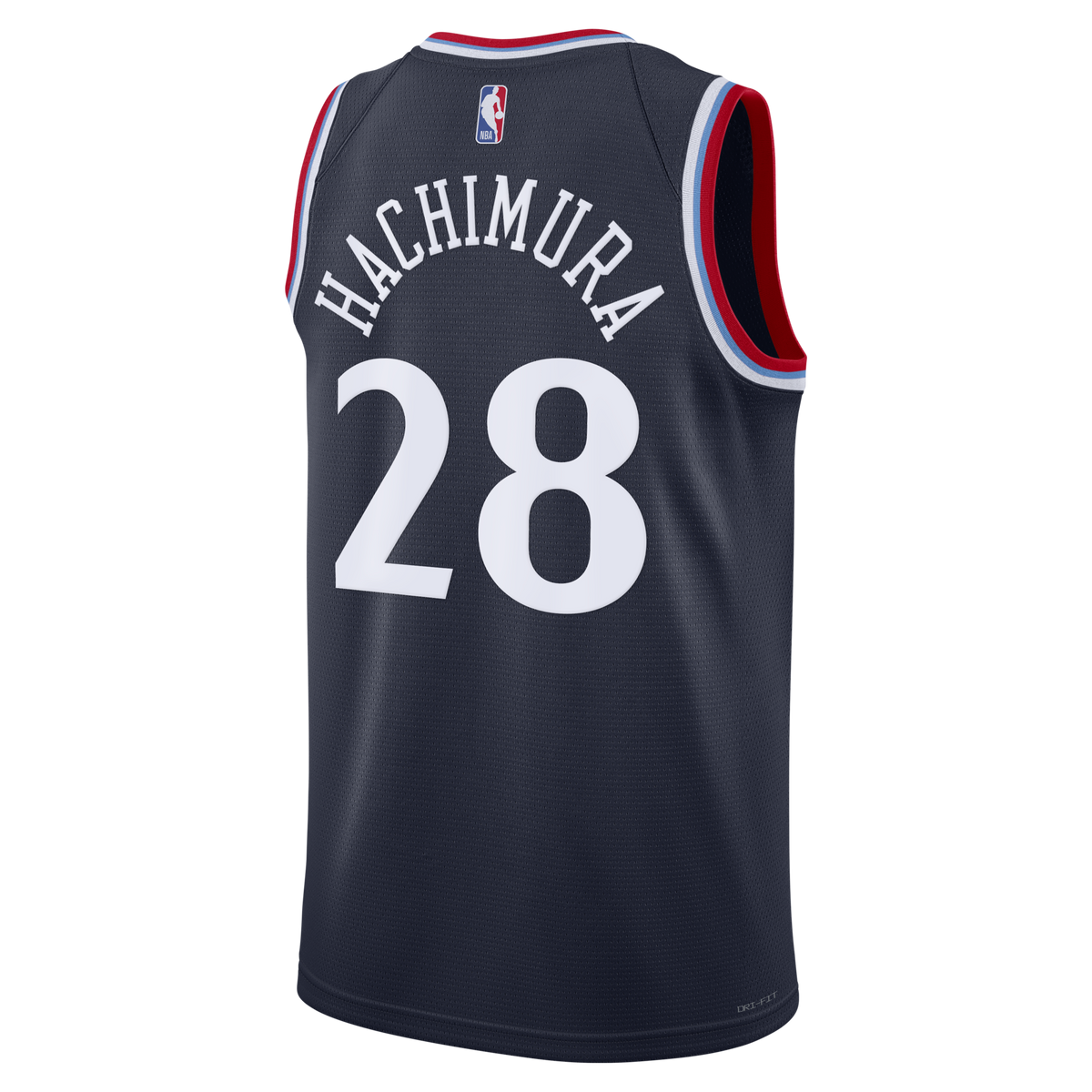 Los Angeles Clippers Replica Icon Edition Swingman Jersey - Navy - Rui Hachimura