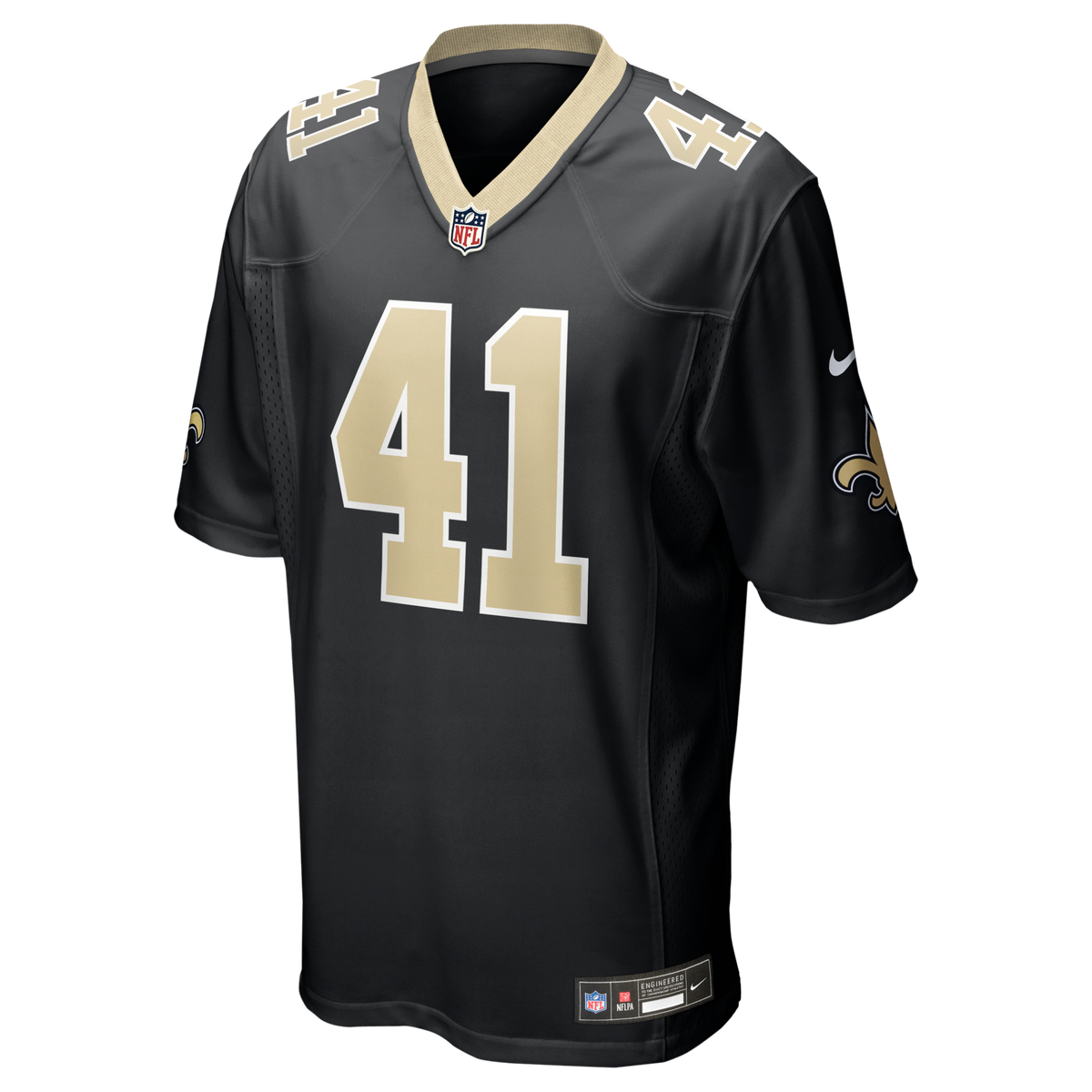 New Orleans Saints Alvin Kamara Black Game Jersey
