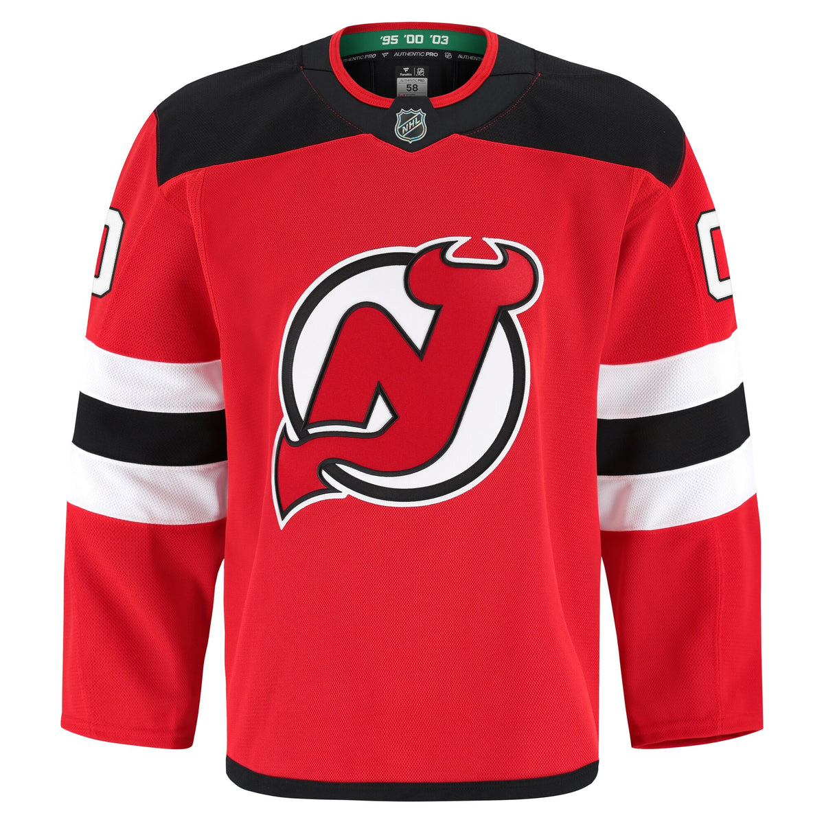 New Jersey Devils Fanatics Red Home Authentic Pro Custom Jersey