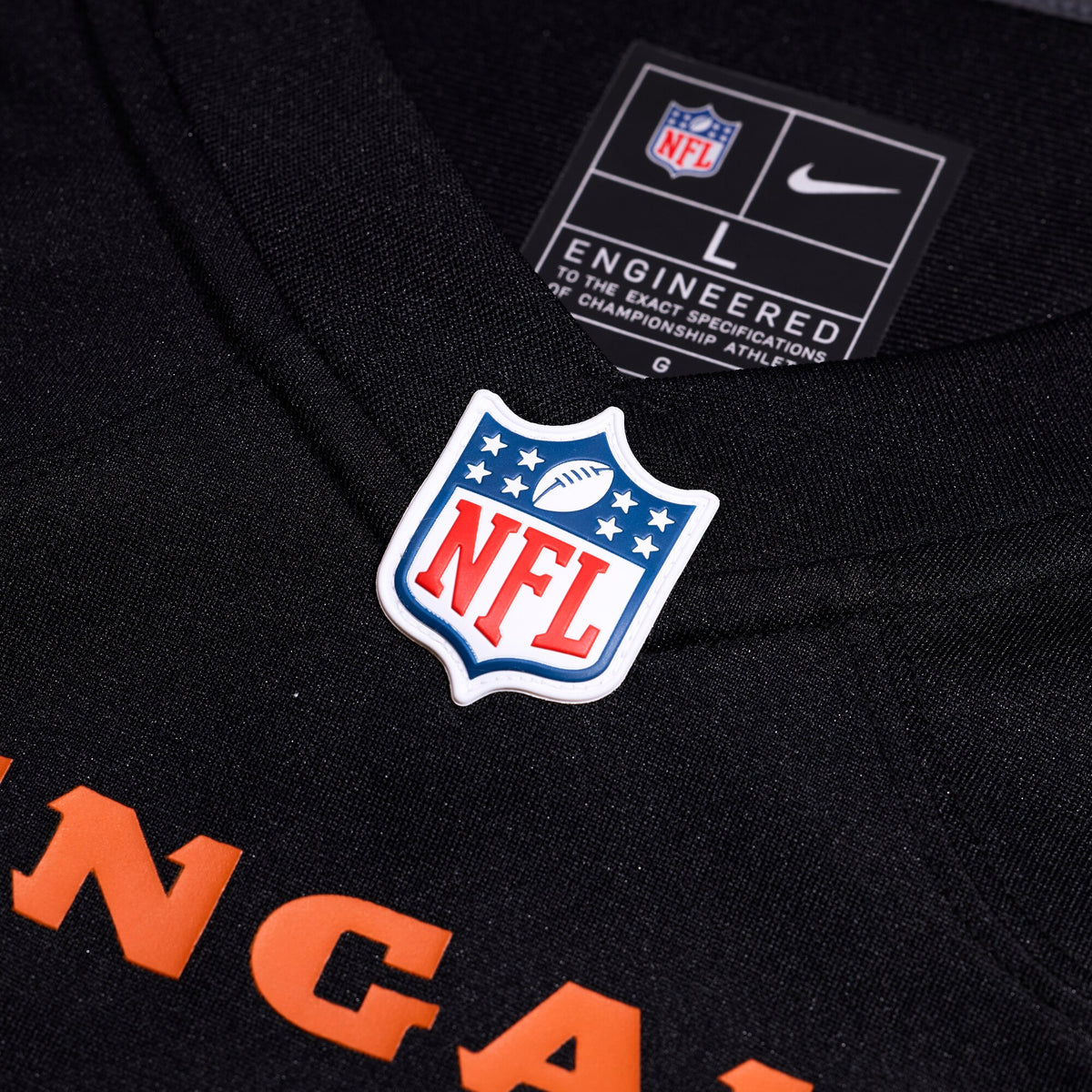 Cincinnati Bengals Jalen Rivers Black Team Game Jersey