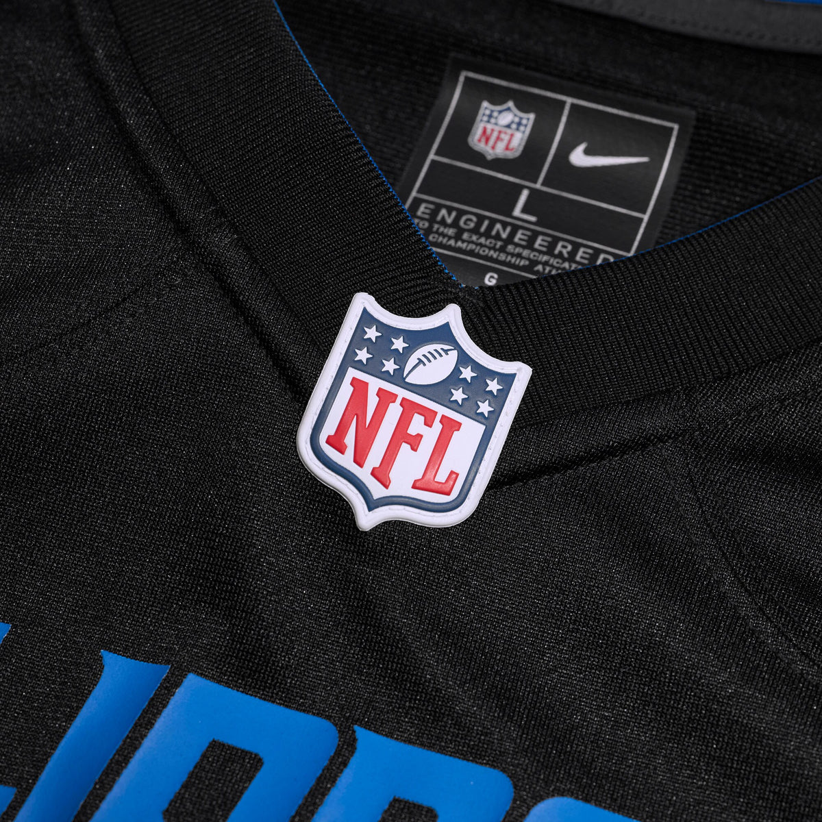 Detroit Lions Isaac TeSlaa Black Alternate Game Player Jersey