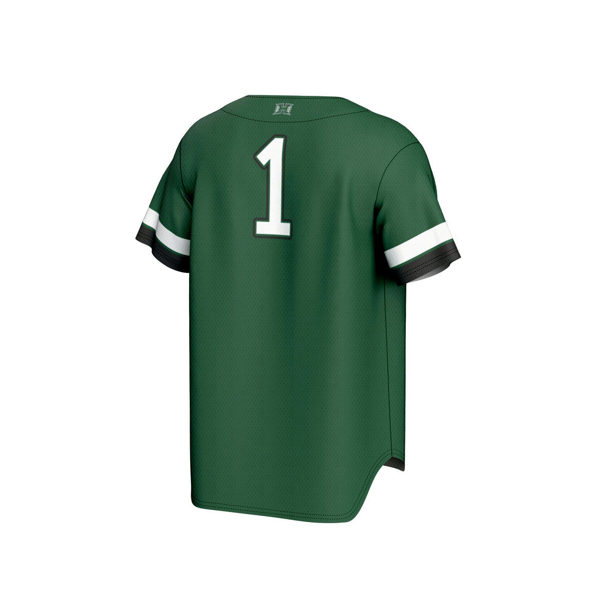 GameDay Greats #1 Green Hawaii Rainbow Warriors Lightweight Collegiate Baseball Fashion Jersey