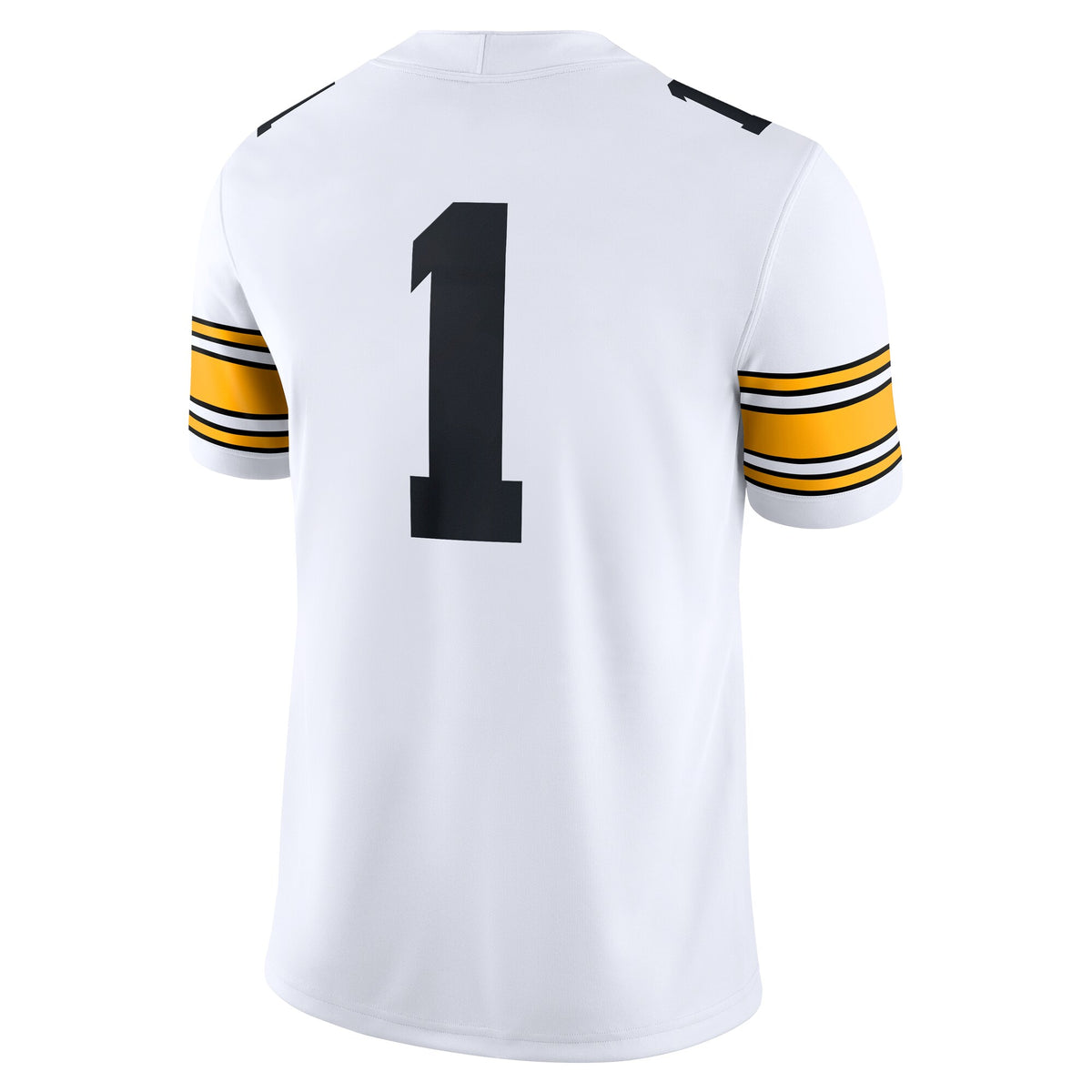 #1 White Iowa Hawkeyes Game Jersey