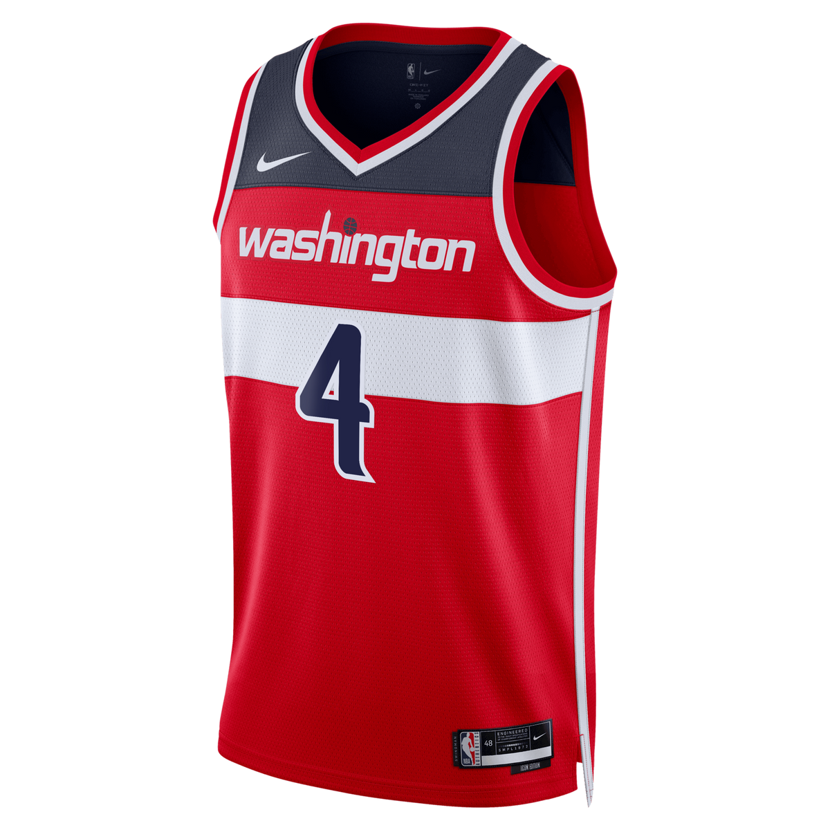 Washington Wizards Icon Swingman Jersey - Red - AJ Dybantsa