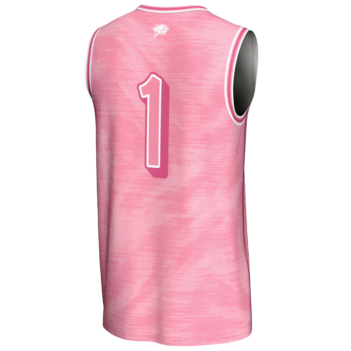 #1 New Hampshire Wildcats GameDay Greats Lightweight Basketball Fashion Jersey - Pink
