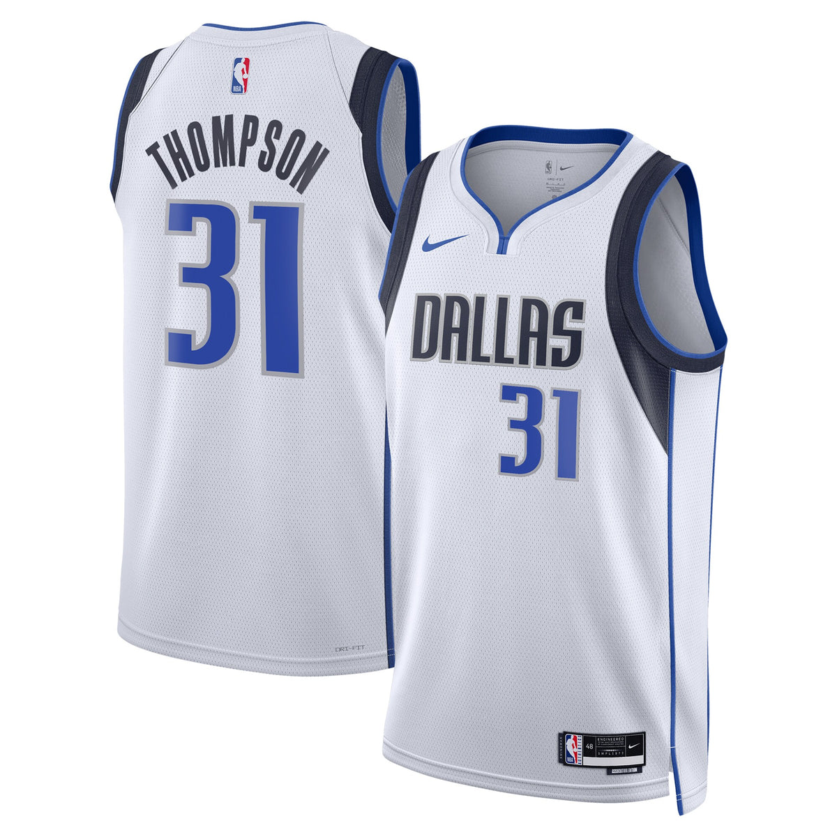 Dallas Mavericks Association Edition Swingman Jersey - White - Klay Thompson