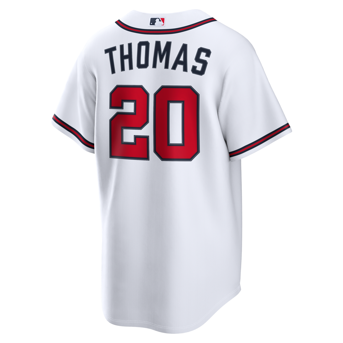 Atlanta Braves Lane Thomas White Home Replica Jersey