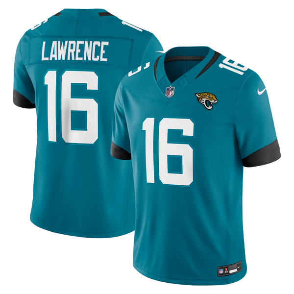 Jacksonville Jaguars Trevor Lawrence Teal Team Vapor F.U.S.E. Stitched Limited Jersey