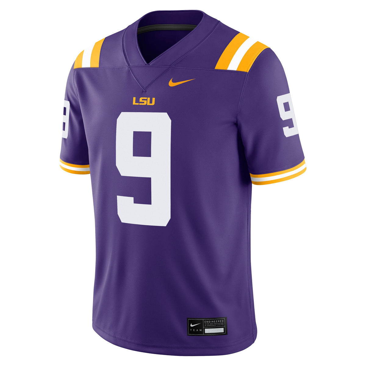 Joe Burrow Purple LSU Tigers Alumni Game Jersey
