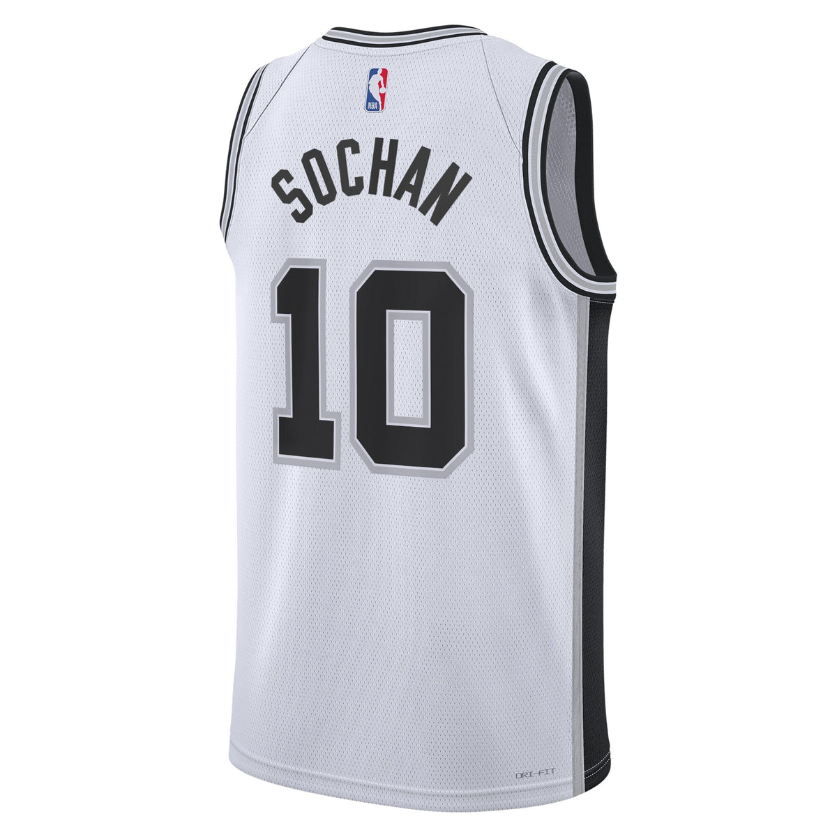 San Antonio Spurs Association Edition Swingman Jersey - White - Jeremy Sochan