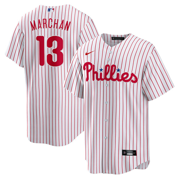 Philadelphia Phillies Rafael Marchán White Home Replica Jersey