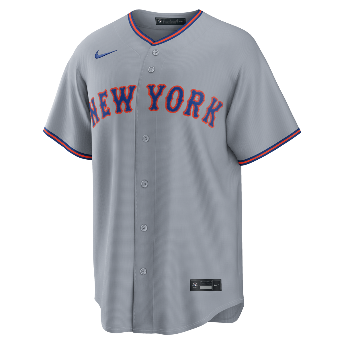 New York Mets Francisco Lindor Gray Road Replica Jersey