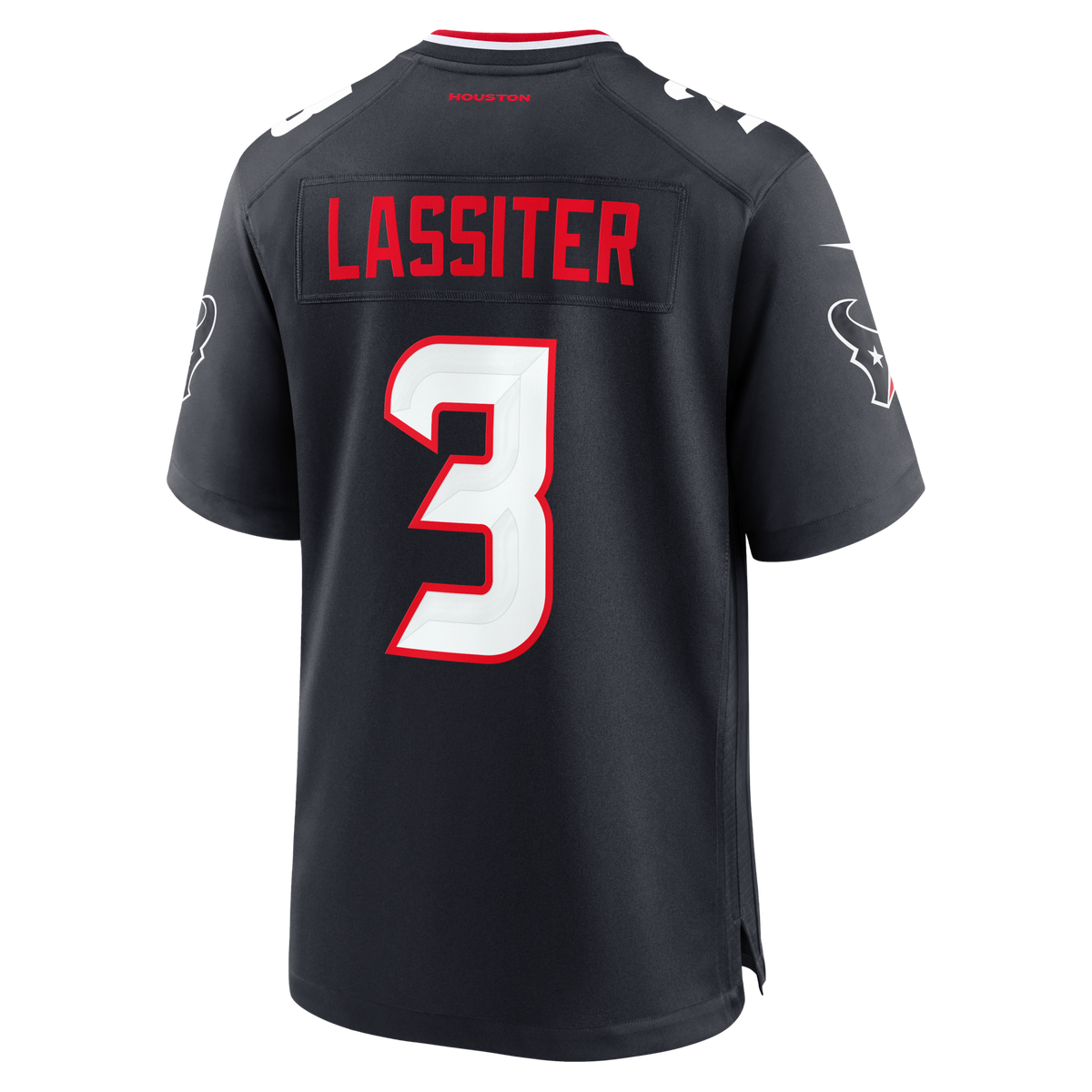 Houston Texans Kamari Lassiter Navy Team Game Jersey