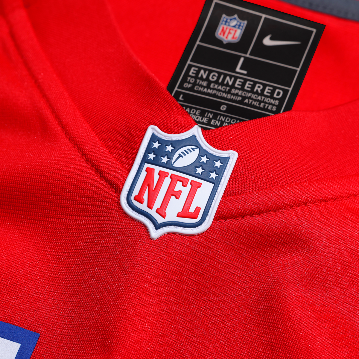 New England Patriots A.J. Brown Red Game Jersey