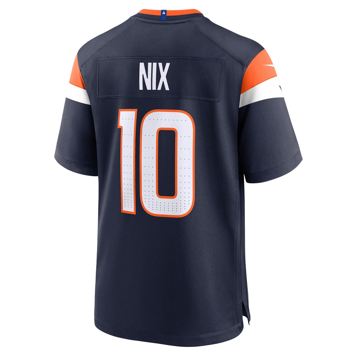 Denver Broncos Bo Nix Navy Alternate Game Jersey