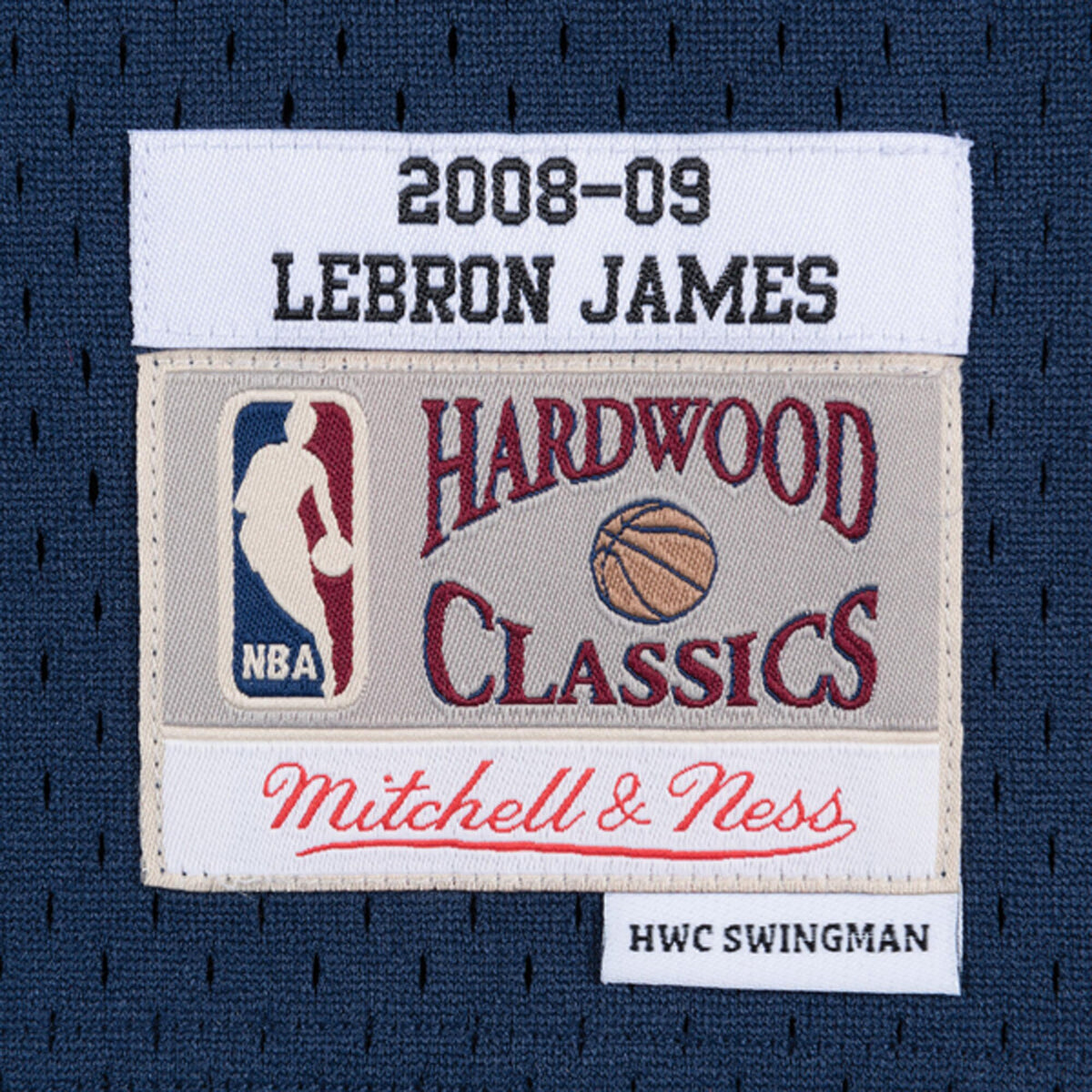 Mitchell & Ness LeBron James Navy Cleveland Cavaliers 2008-09 Hardwood Classics Swingman Jersey