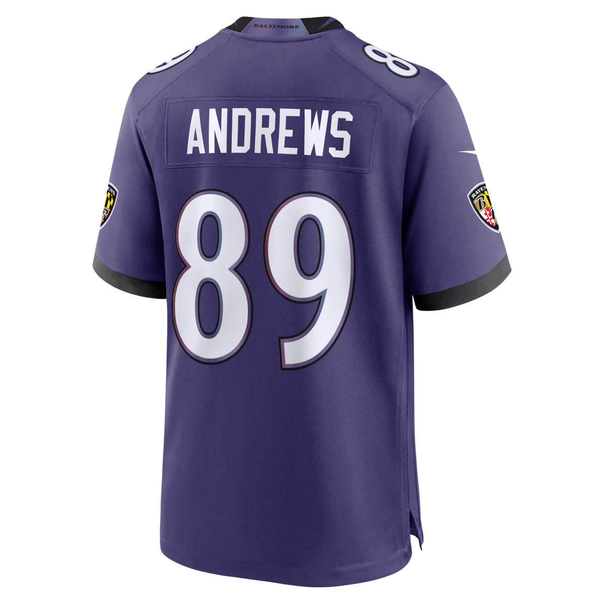Baltimore Ravens Mark Andrews Purple Team Game Jersey