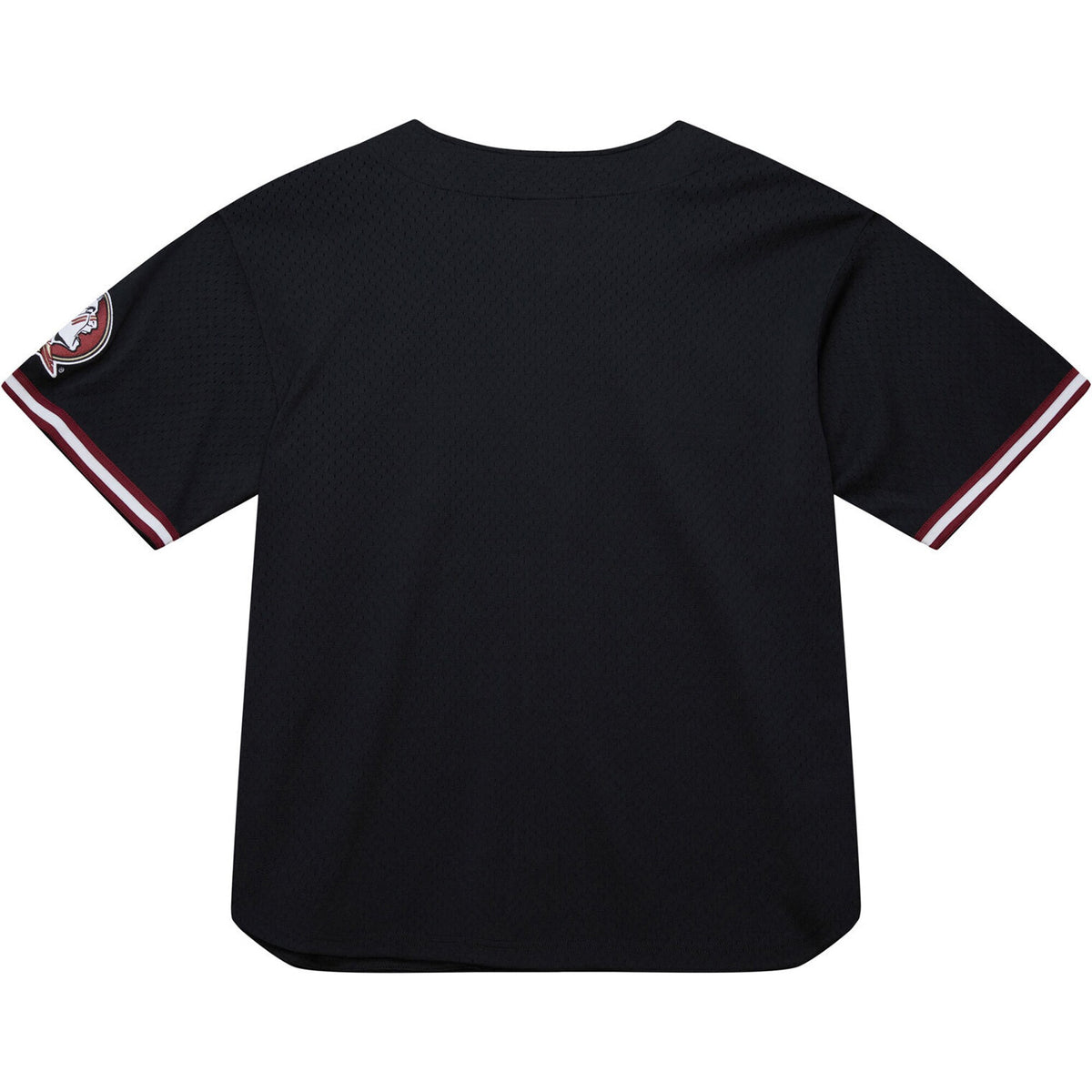 Mitchell & Ness Black Florida State Seminoles On The Clock Full-Button Fashion Jersey