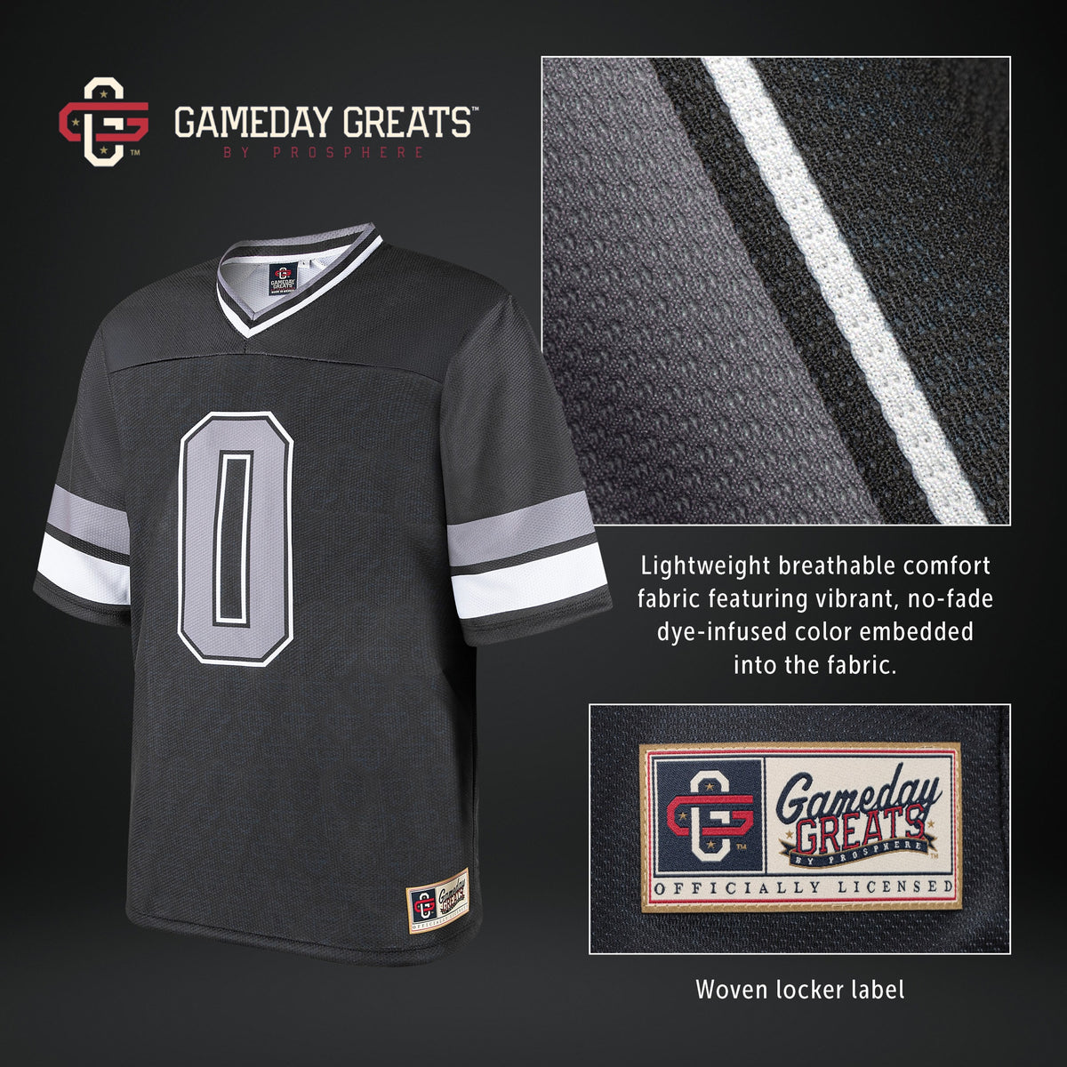 #0 Oklahoma Sooners GameDay Greats Lightweight Softball Jersey - Crimson