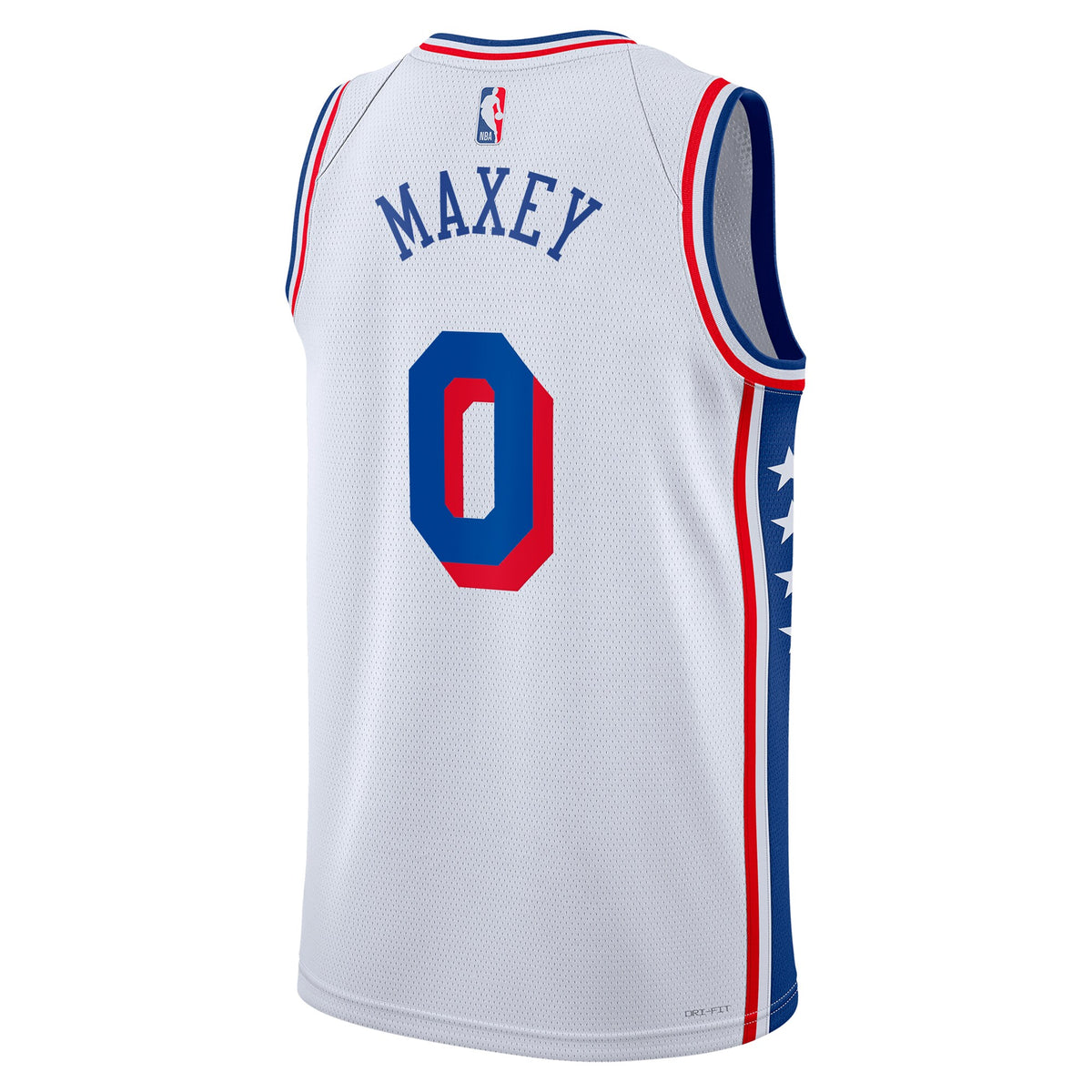 Philadelphia 76ers Association Edition Swingman Jersey - White - Tyrese Maxey