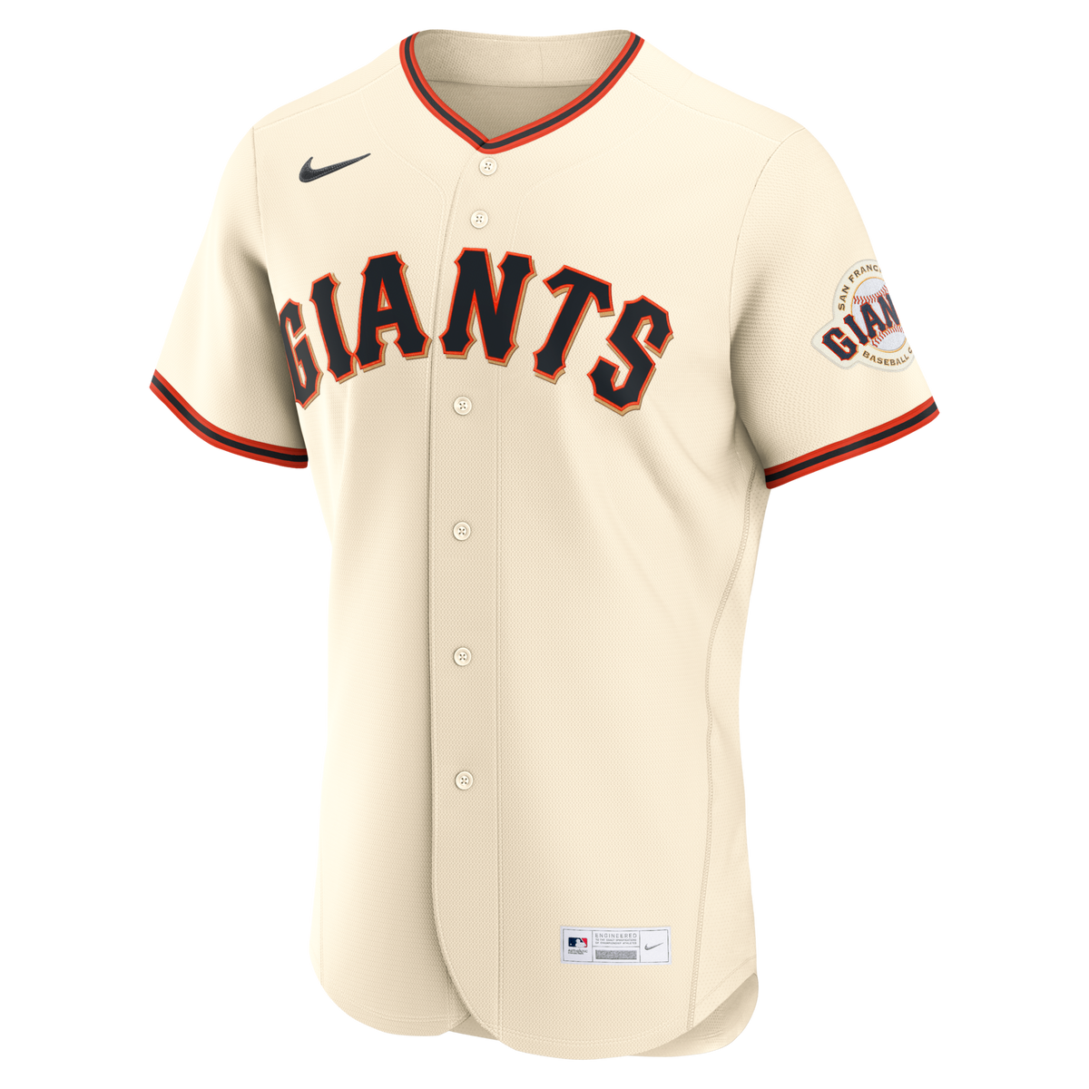 San Francisco Giants Cream Home Authentic Custom Jersey