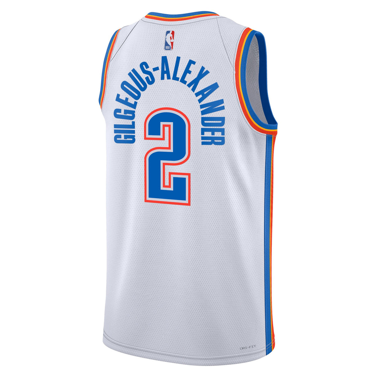 Oklahoma City Thunder Association Edition Swingman Jersey - White - Shai Gilgeous-Alexander