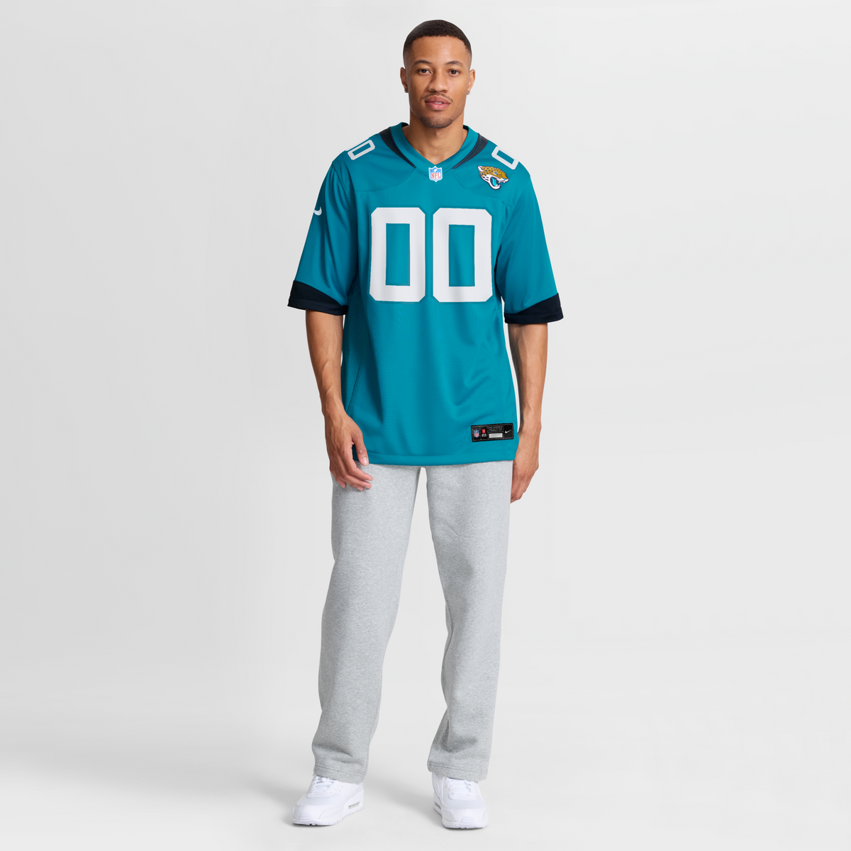 Jacksonville Jaguars Teal Custom Game Jersey