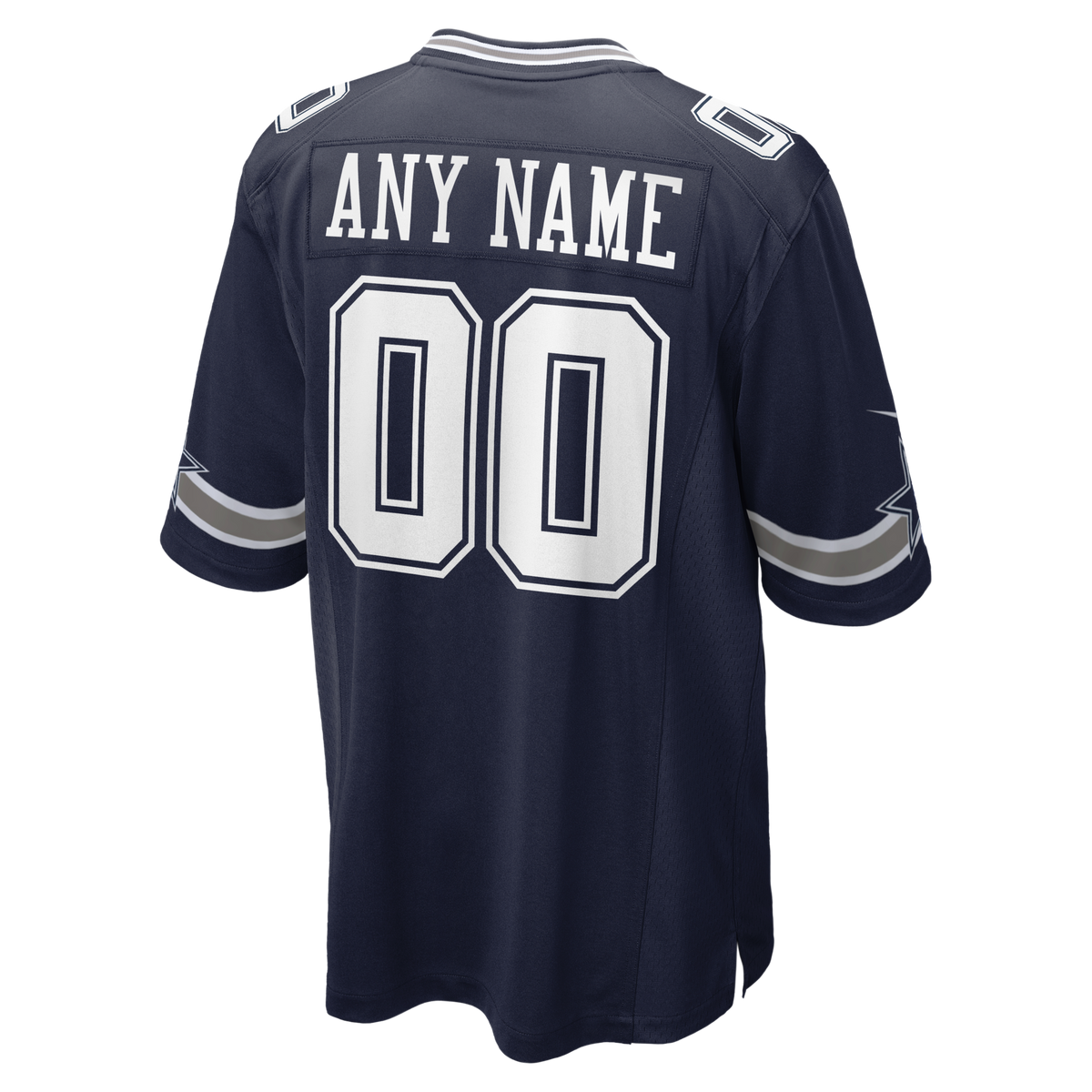 Dallas Cowboys Navy Custom Game Jersey