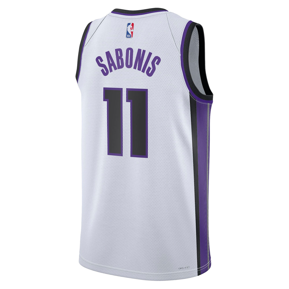 Sacramento Kings Association Edition Swingman Jersey - White - Domantas Sabonis