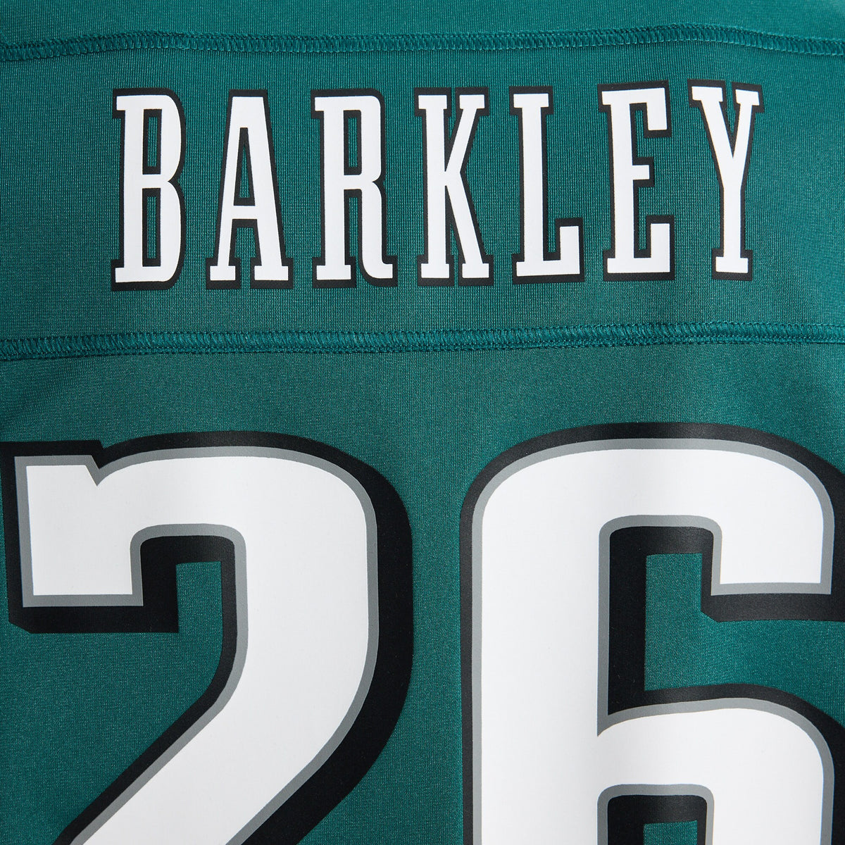 Philadelphia Eagles Saquon Barkley Midnight Green Team Game Jersey