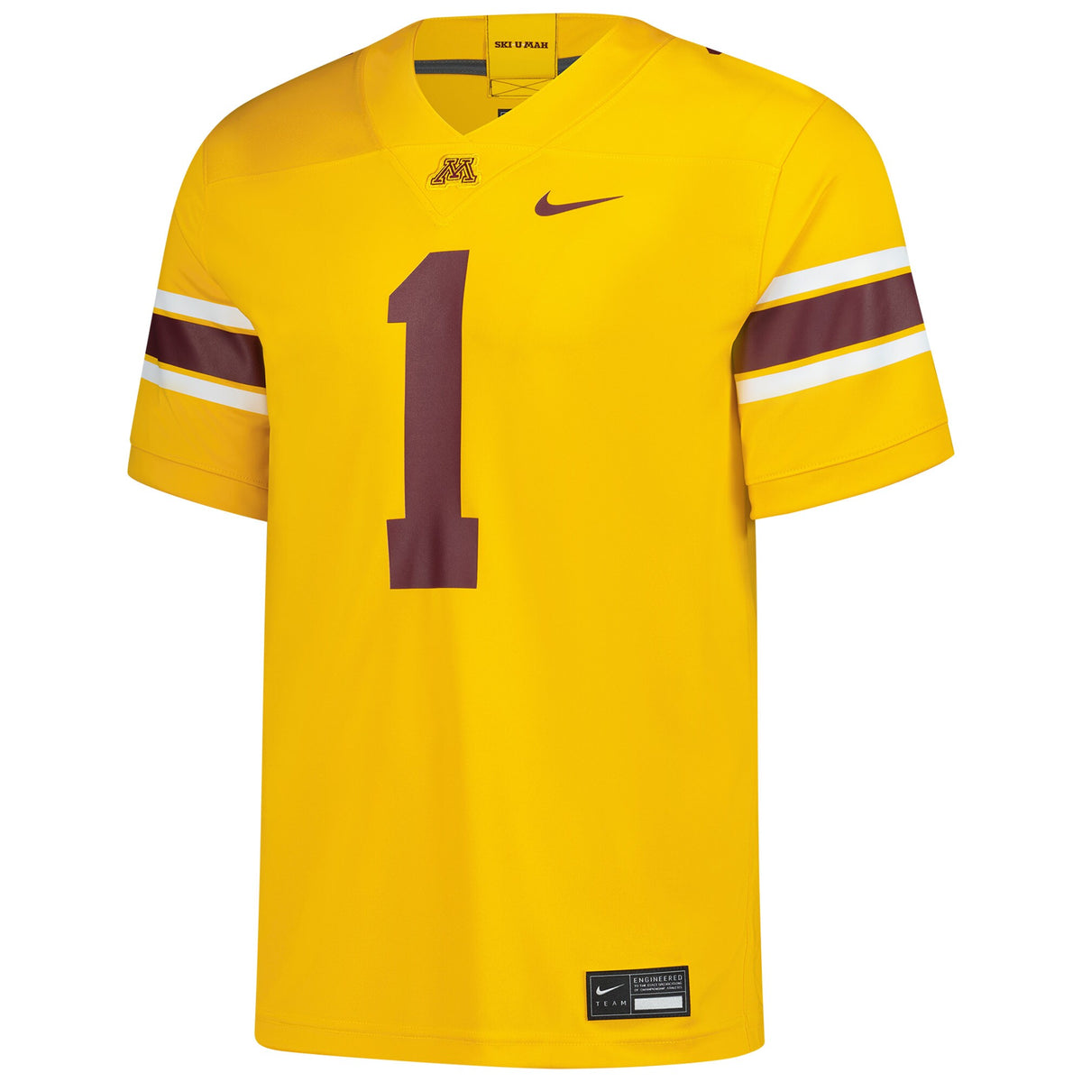 #1 Gold Minnesota Golden Gophers Game Football Jersey