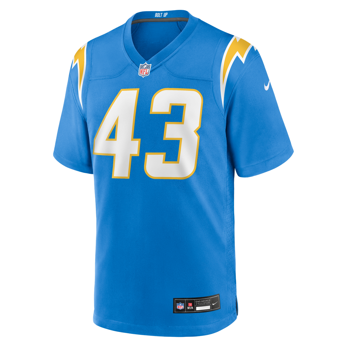 Los Angeles Chargers Michael Davis Powder Blue Game Jersey