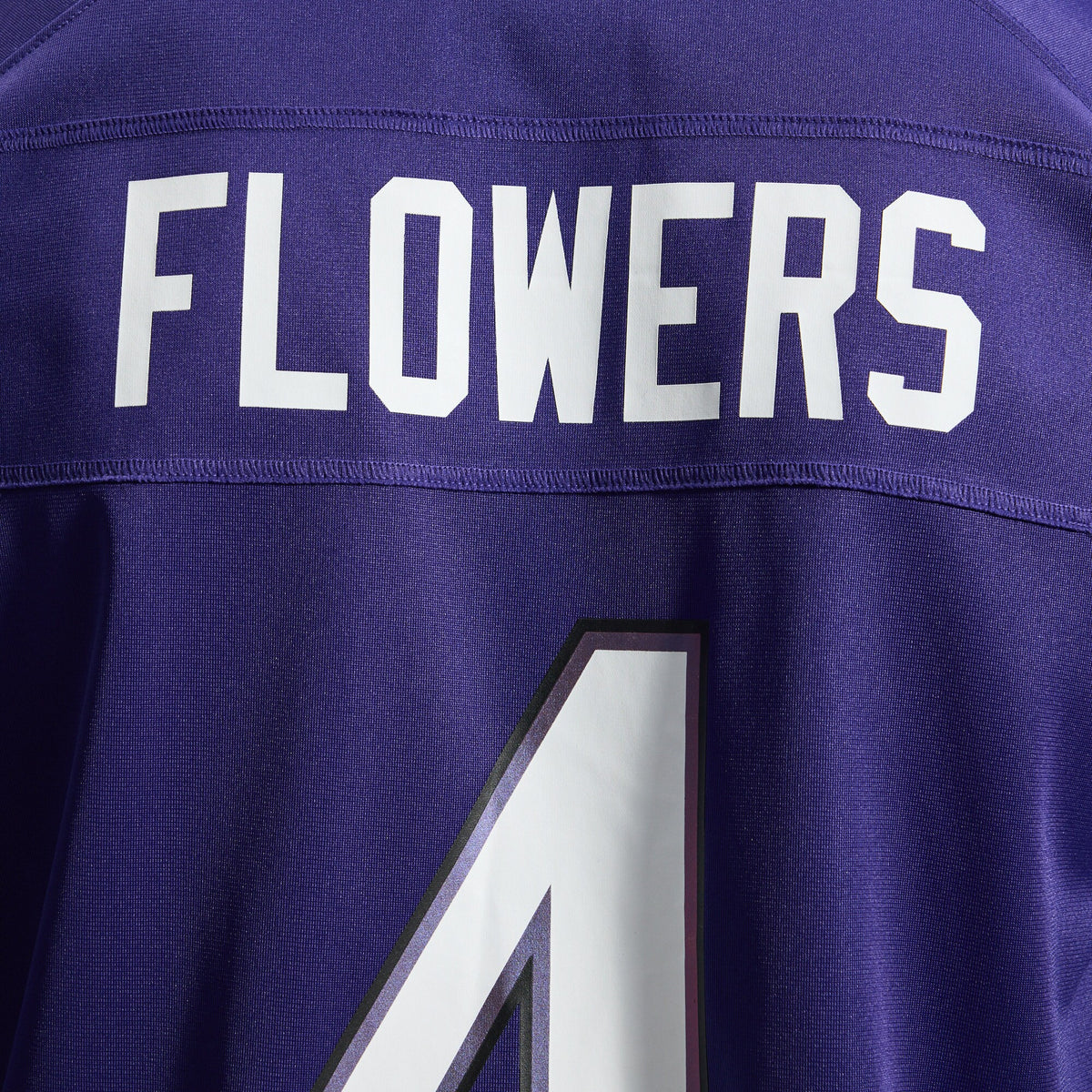 Baltimore Ravens Zay Flowers Purple Team Game Jersey