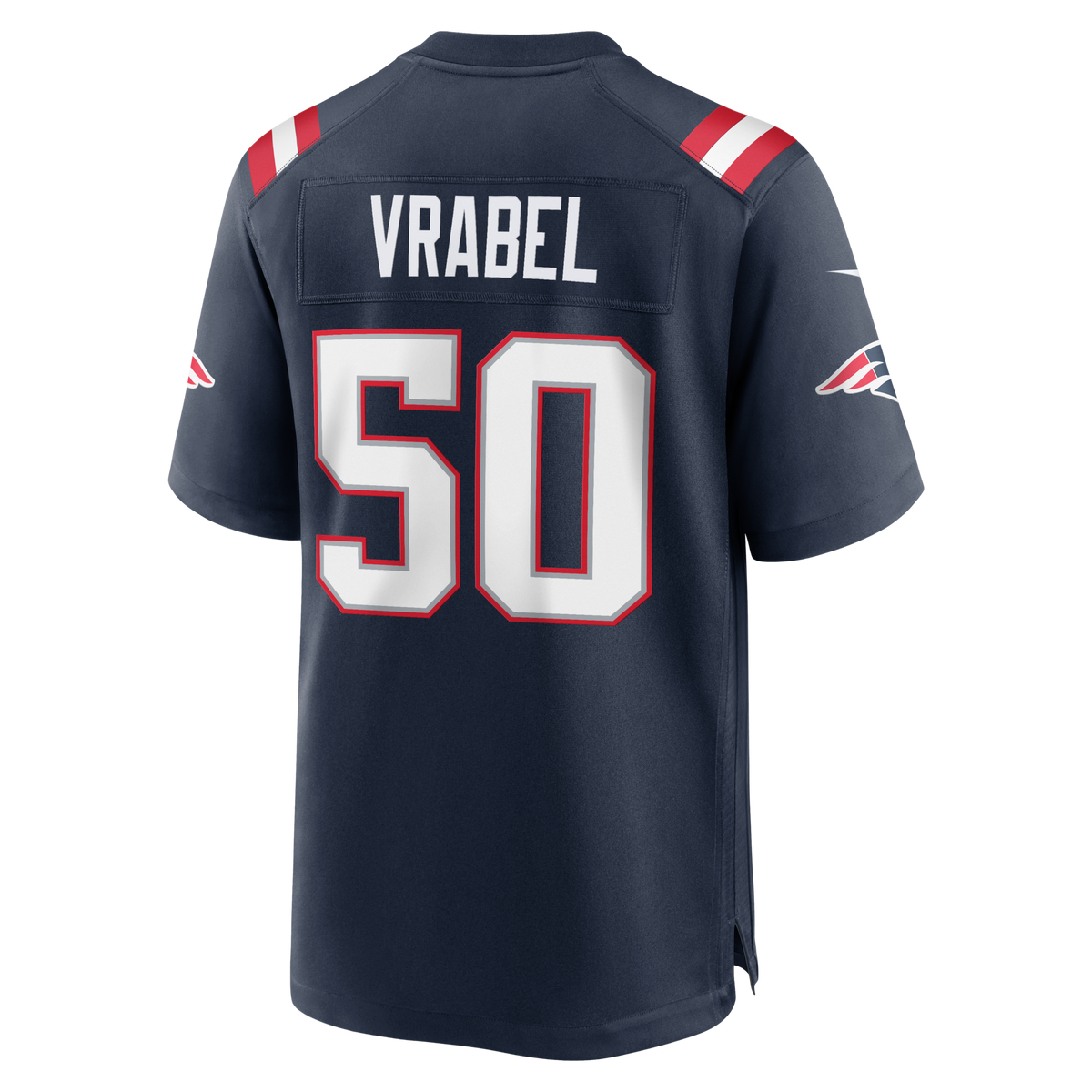 New England Patriots Mike Vrabel Navy Game Retired Player Jersey