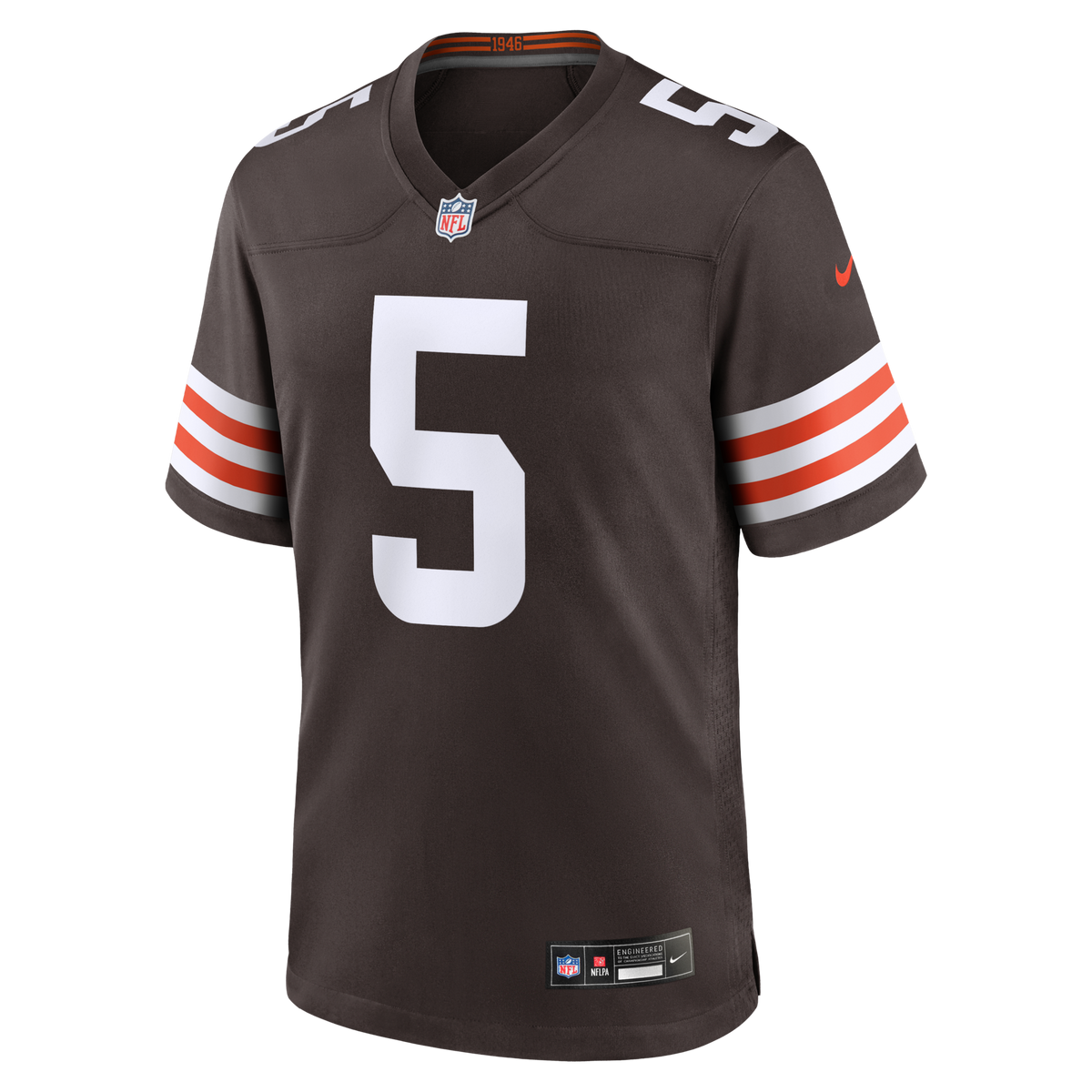 Cleveland Browns Rayshawn Jenkins Brown Team Game Jersey