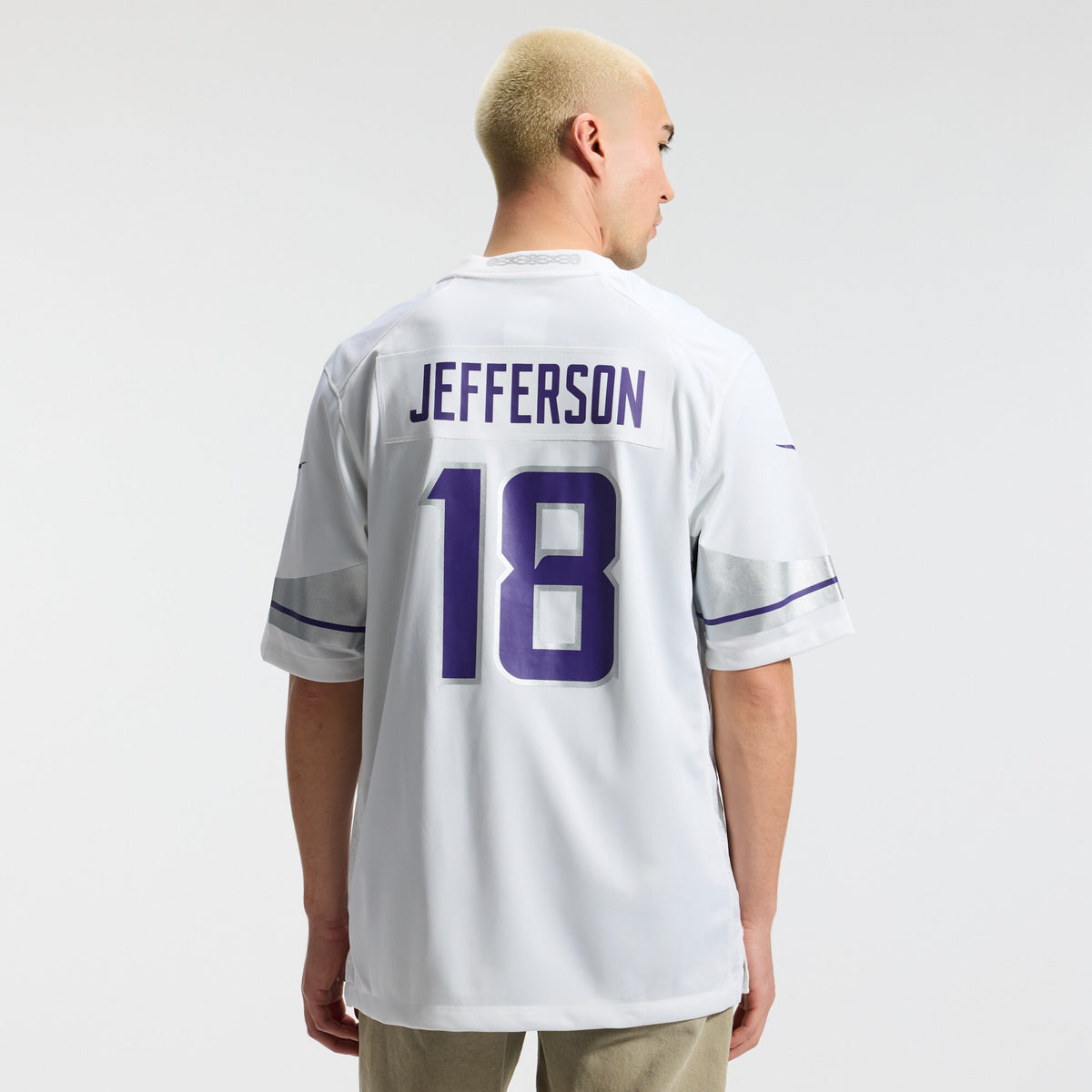 Minnesota Vikings Justin Jefferson White Alternate Game Player Jersey
