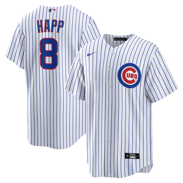 Chicago Cubs Ian Happ White Home Replica Jersey