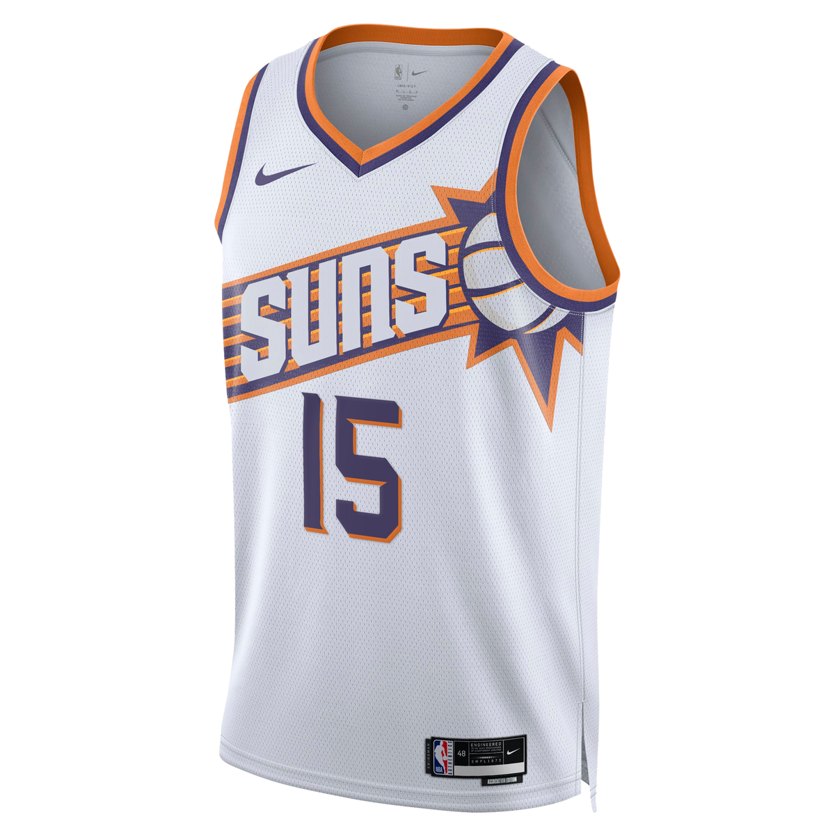 Phoenix Suns Association Edition Swingman Jersey - White - Devin Booker