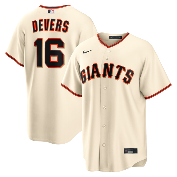 San Francisco Giants Rafael Devers Cream Home Replica Jersey
