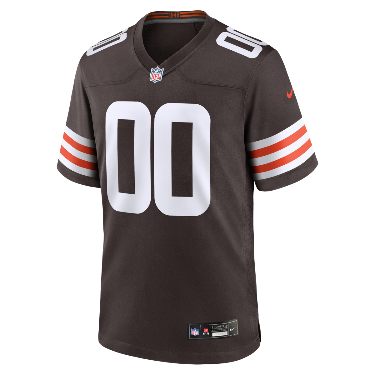 Cleveland Browns Justin Jefferson Brown Game Jersey