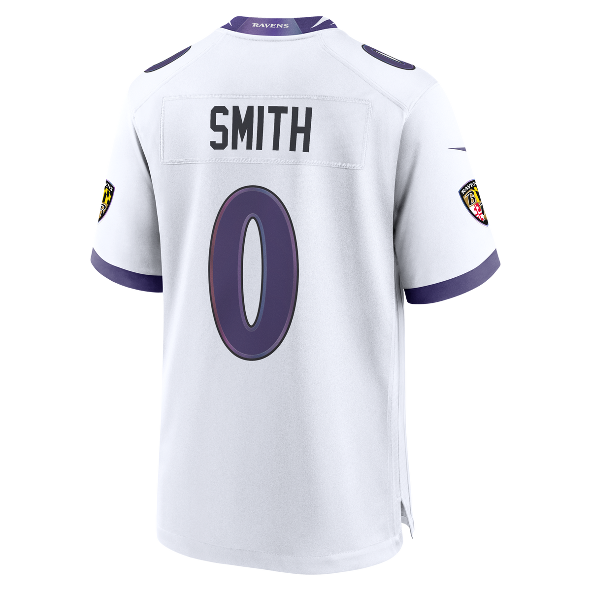 Baltimore Ravens Roquan Smith White Game Jersey