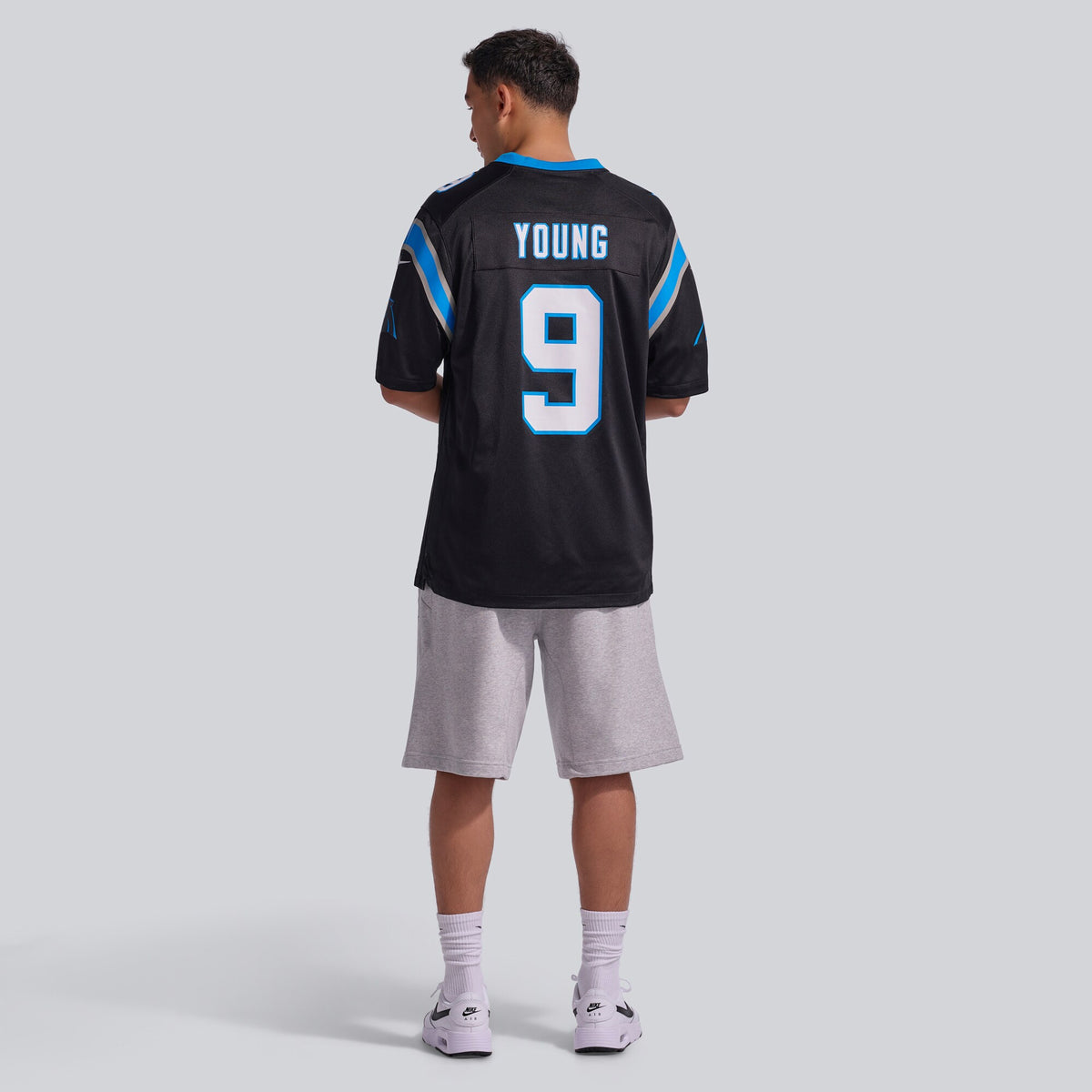Carolina Panthers Bryce Young Black Team Game Jersey