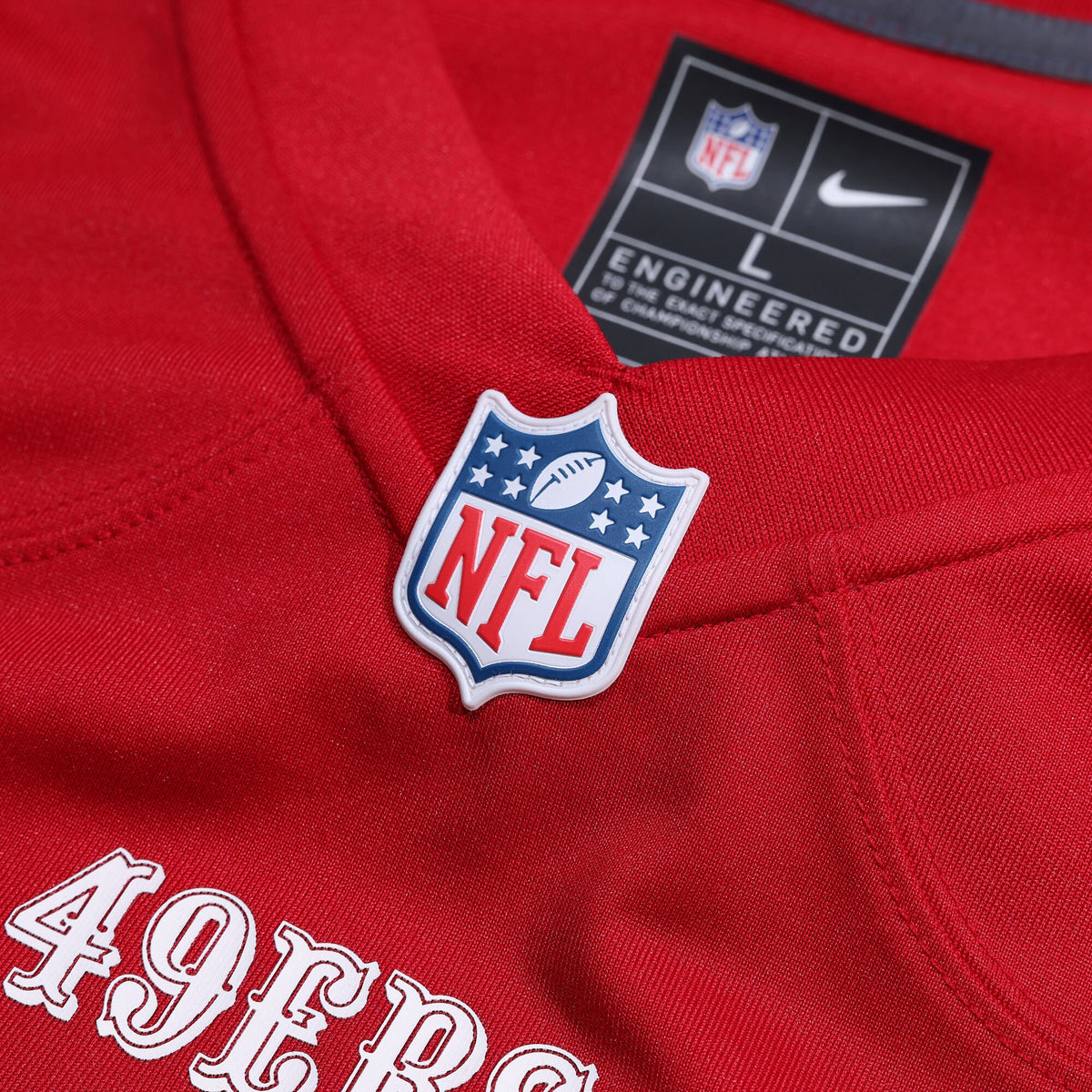 San Francisco 49ers Fred Warner Scarlet Player Game Jersey