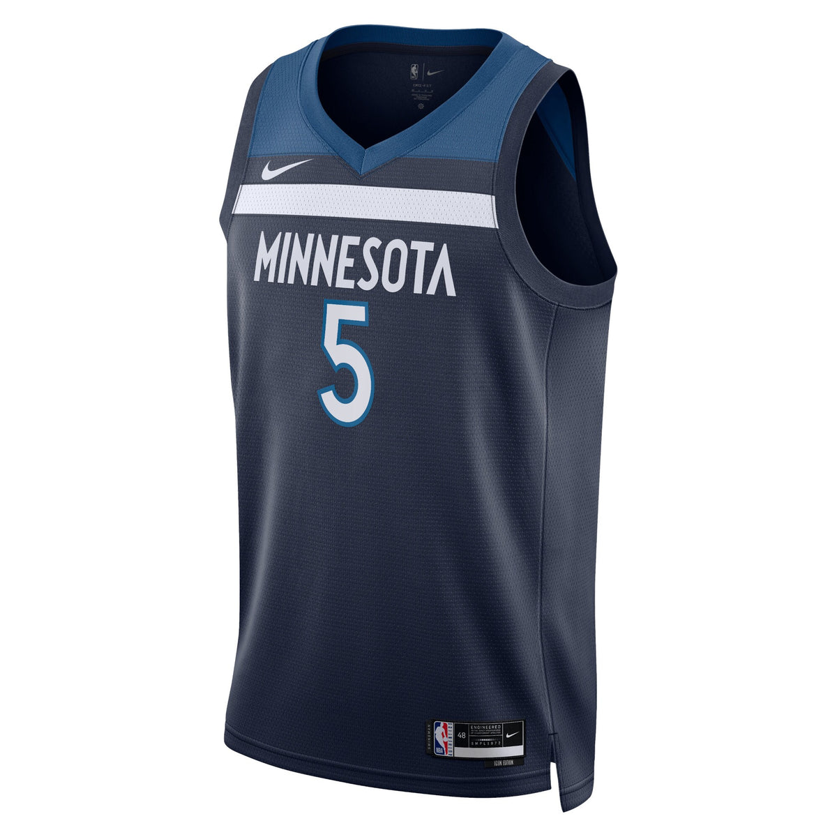 Minnesota Timberwolves Icon Edition Swingman Jersey - Navy - Anthony Edwards