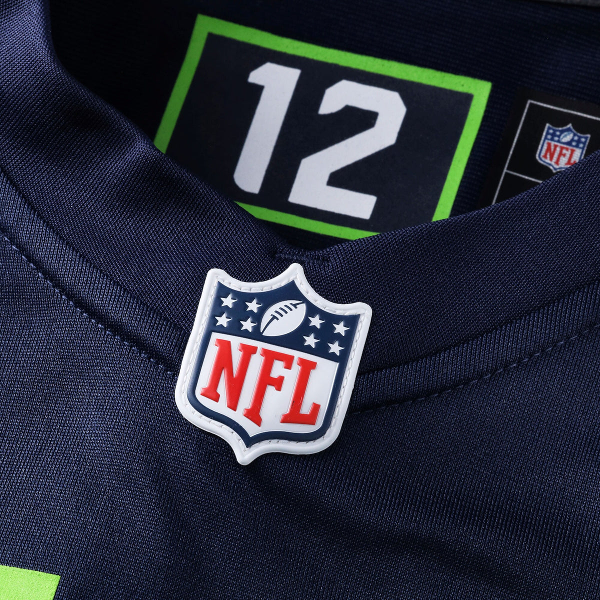 Seattle Seahawks Elijah Arroyo College Navy Team Game Jersey