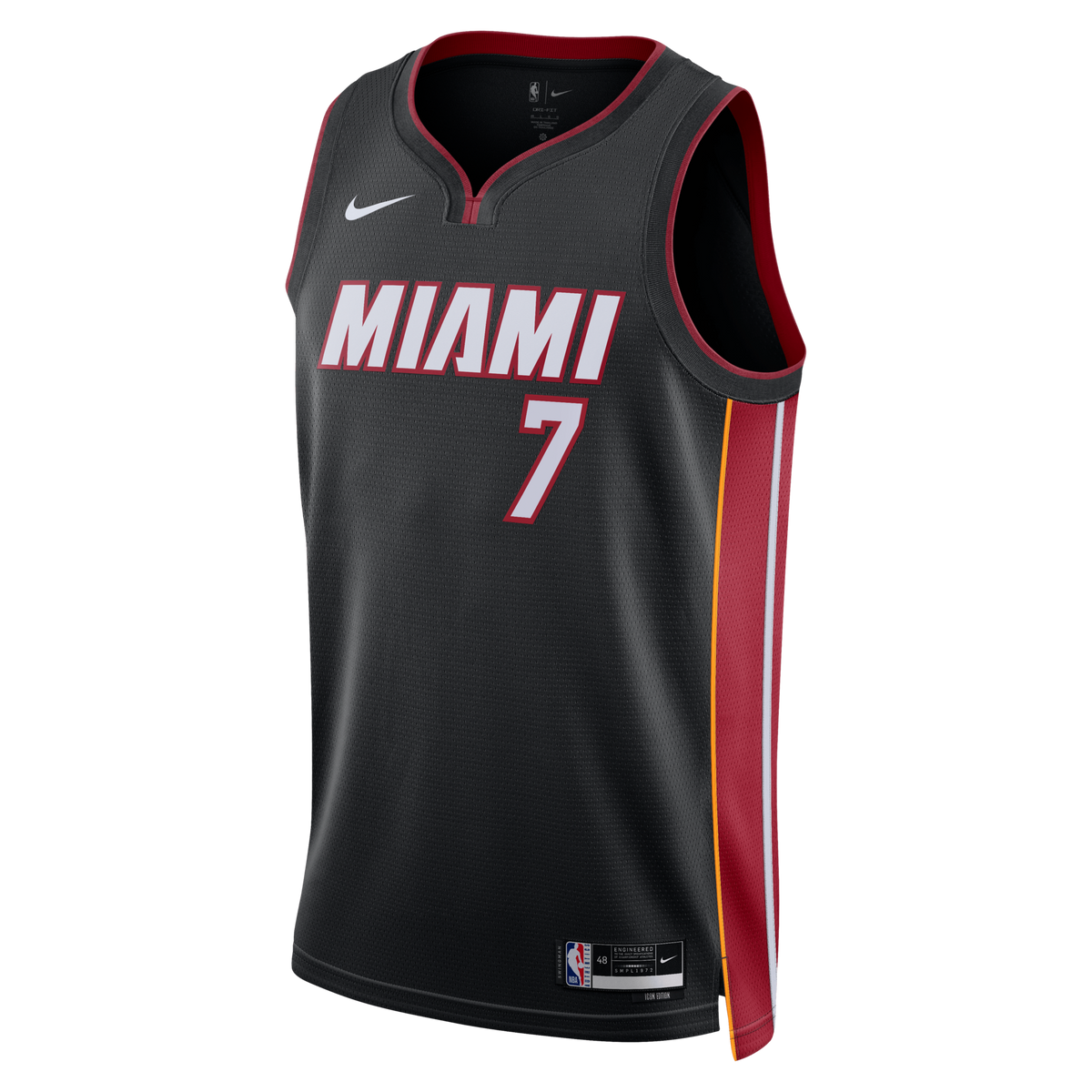 Miami Heat Icon Edition Swingman Jersey - Black - Giannis Antetokounmpo