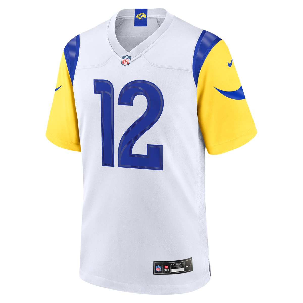 Los Angeles Rams Puka Nacua White White Game Player Jersey