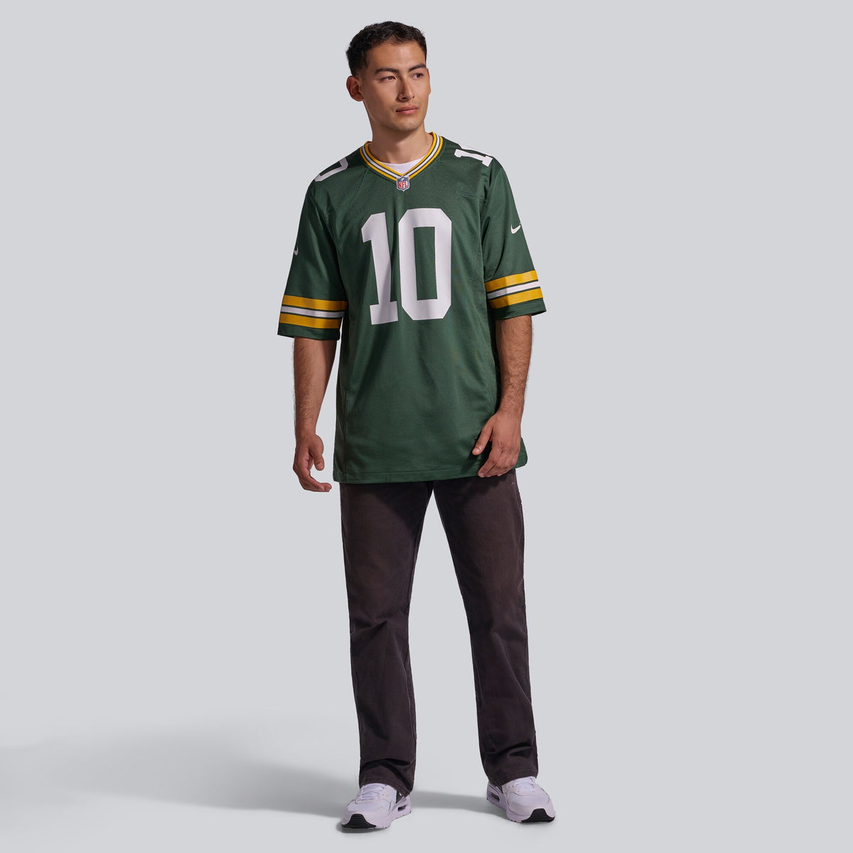 Green Bay Packers Jordan Love Green Player Game Jersey