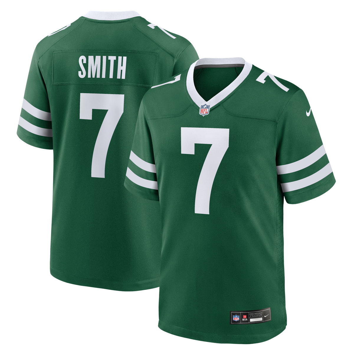 New York Jets Geno Smith Legacy Green Game Jersey
